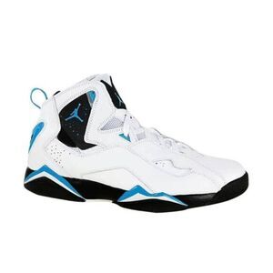 NIKE Air Jordan True Flight 'White Laser Blue Black' Sneakers GS Size 5.5Y